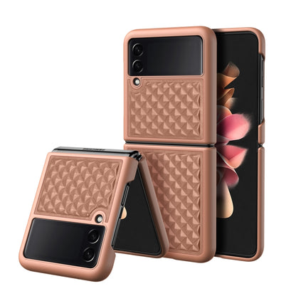 For Samsung Galaxy Z Flip3 5G DUX DUCIS Venice Series Shockproof Genuine Leather Phone Case(Brown) - Galaxy Phone Cases by DUX DUCIS | Online Shopping South Africa | PMC Jewellery | Buy Now Pay Later Mobicred