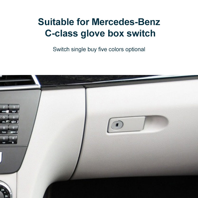 Car Glove Box Handle Switch for Mercedes-Benz W212 2008-2014, Left Driving(Black) - Door Handles by PMC Jewellery | Online Shopping South Africa | PMC Jewellery | Buy Now Pay Later Mobicred