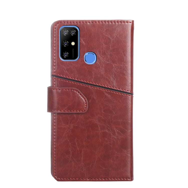 For Doogee X96 Pro Geometric Stitching Horizontal Flip Leather Phone Case(Dark Brown) - Doogee Cases by PMC Jewellery | Online Shopping South Africa | PMC Jewellery | Buy Now Pay Later Mobicred