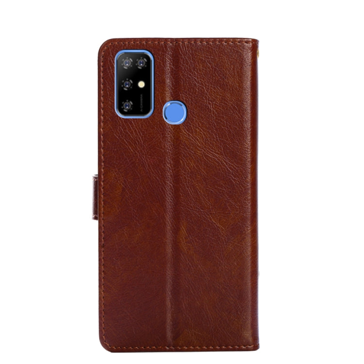 For DOOGEE X96 Pro Zipper Bag Leather Phone Case(Brown) - More Brand by PMC Jewellery | Online Shopping South Africa | PMC Jewellery | Buy Now Pay Later Mobicred