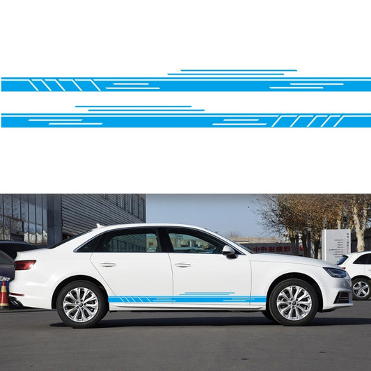 2 PCS/Set D-932 Stripe Pattern Car Modified Decorative Sticker(Blue) - Decorative Sticker by PMC Jewellery | Online Shopping South Africa | PMC Jewellery | Buy Now Pay Later Mobicred