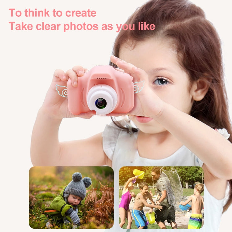 X2S 2.0 Inch LCD Screen Mini Children Camera Digital Camera, For:800W+32G Memory Card+Card Reader+Cartoon Sticker(Green) - Children Cameras by PMC Jewellery | Online Shopping South Africa | PMC Jewellery | Buy Now Pay Later Mobicred