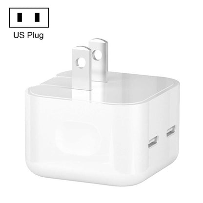 PD 50W Dual USB-C / Type-C Ports Charger(US Plug) - USB Charger by PMC Jewellery | Online Shopping South Africa | PMC Jewellery | Buy Now Pay Later Mobicred