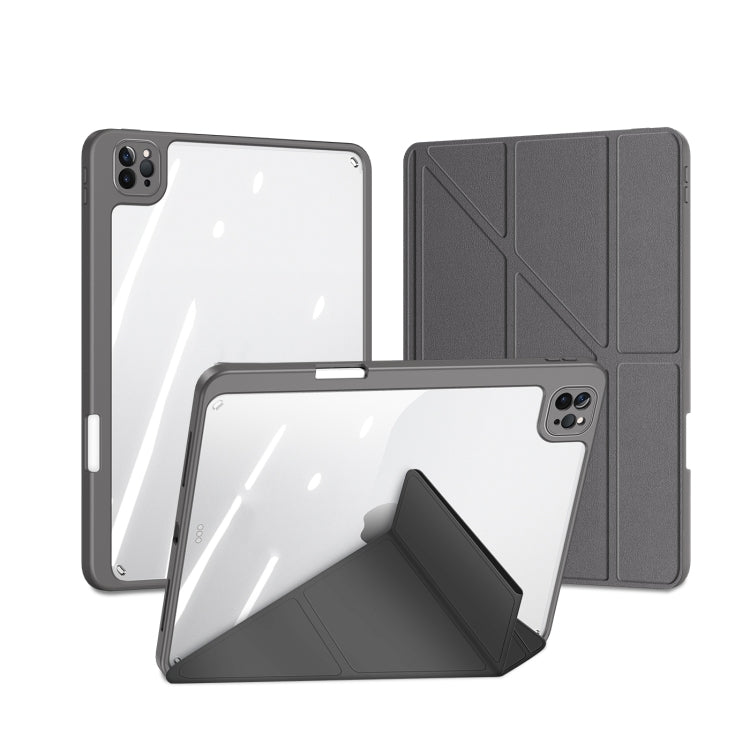 DUX DUCIS Magi Series Shockproof Tablet Case For iPad Pro 11 2022/2021/2020/2018 (Grey) - iPad Pro 11 (2018) Cases by DUX DUCIS | Online Shopping South Africa | PMC Jewellery | Buy Now Pay Later Mobicred