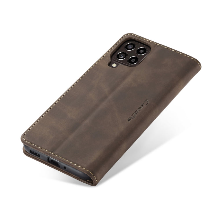 For Samsung Galaxy M53 5G CaseMe 013 Multifunctional Horizontal Flip Leather Phone Case(Coffee) - Galaxy Phone Cases by CaseMe | Online Shopping South Africa | PMC Jewellery | Buy Now Pay Later Mobicred