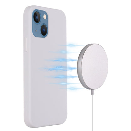 For iPhone 14 Plus Shockproof Silicone Magsafe Case (White) - iPhone 14 Plus Cases by PMC Jewellery | Online Shopping South Africa | PMC Jewellery