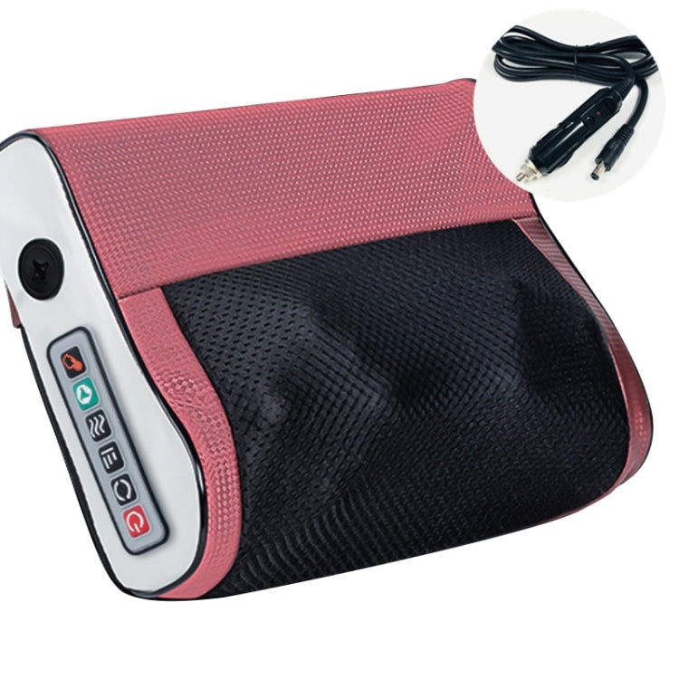 Multifunctional Hot Compress Neck Massager Car Cervical Spine Massage Pillow(Red Six Keys) - Seat Accessories by PMC Jewellery | Online Shopping South Africa | PMC Jewellery | Buy Now Pay Later Mobicred
