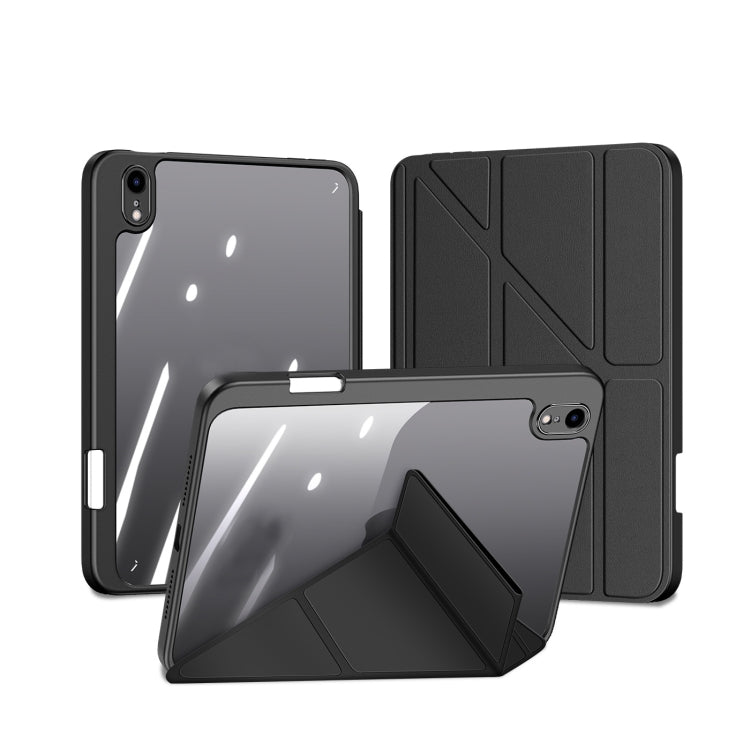 For iPad mini 6 DUX DUCIS Magi Series Shockproof Tablet Case For iPad mini (2021)/mini 6(Black) - iPad mini 6 Cases by DUX DUCIS | Online Shopping South Africa | PMC Jewellery | Buy Now Pay Later Mobicred