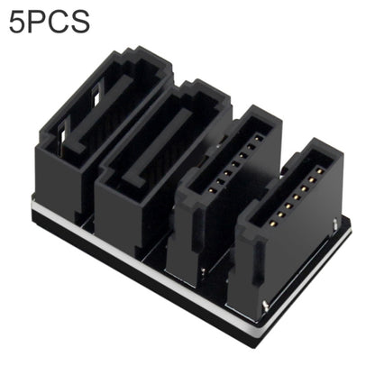 5 PCS Motherboard SATA 7Pin Dual Interface, Model:PH572 180 Degree - Others by PMC Jewellery | Online Shopping South Africa | PMC Jewellery | Buy Now Pay Later Mobicred