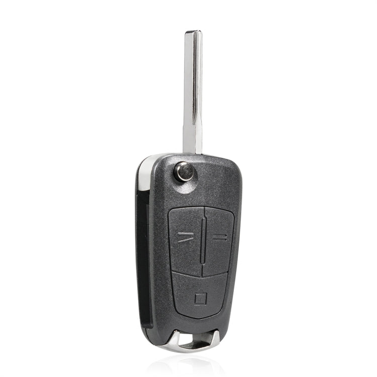 For Opel Car Foldable Blade Key Case with Screw Hole, Style:3-button HU43 Milling Embryo - Remote Car Key by PMC Jewellery | Online Shopping South Africa | PMC Jewellery