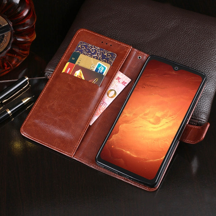 For Blackview BV9800 Pro idewei Crazy Horse Texture Horizontal Flip Leather Case with Holder & Card Slots & Wallet(Red) - More Brand by idewei | Online Shopping South Africa | PMC Jewellery | Buy Now Pay Later Mobicred