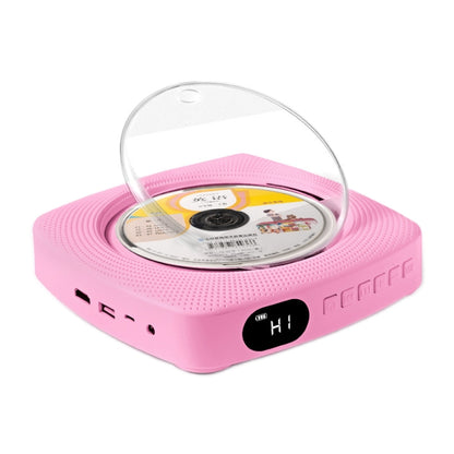 Kecag KC-609 Wall Mounted Home DVD Player Bluetooth CD Player, Specification:DVD/CD+Connectable TV  + Plug-In Version(Pink) - DVD & LCD Player by Kecag | Online Shopping South Africa | PMC Jewellery | Buy Now Pay Later Mobicred