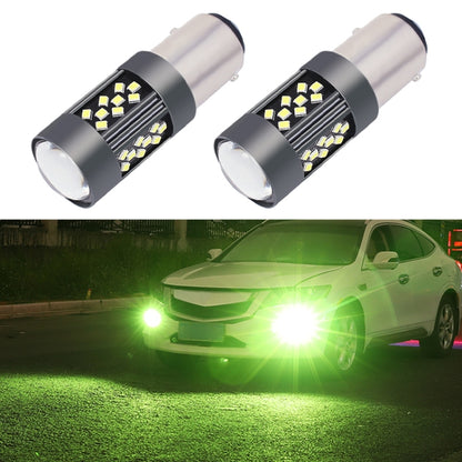 1 Pair 1157 12V 7W Continuous Car LED Fog Light(Lime Light) - Fog / Driving Lights by PMC Jewellery | Online Shopping South Africa | PMC Jewellery | Buy Now Pay Later Mobicred