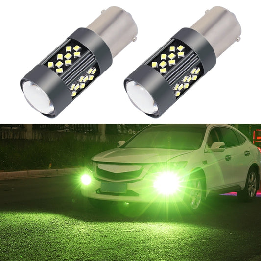 1 Pair 1156 12V 7W Strobe Car LED Fog Light(Lime Light) - Fog / Driving Lights by PMC Jewellery | Online Shopping South Africa | PMC Jewellery | Buy Now Pay Later Mobicred