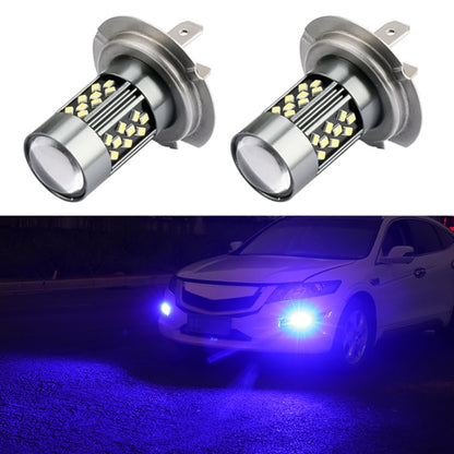 1 Pair H7 12V 7W Strobe Car LED Fog Light(Blue Light) - Fog / Driving Lights by PMC Jewellery | Online Shopping South Africa | PMC Jewellery | Buy Now Pay Later Mobicred