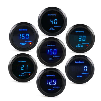 Car Modified 12V Universal 52mm Blue Light Digital Display Meter, Style:Oil Temperature Gauge - Car Modification by PMC Jewellery | Online Shopping South Africa | PMC Jewellery | Buy Now Pay Later Mobicred