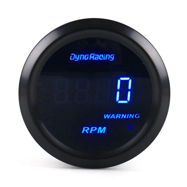 Car Modified 12V Universal 52mm Blue Light Digital Display Meter, Style:Tachometer - Car Modification by PMC Jewellery | Online Shopping South Africa | PMC Jewellery | Buy Now Pay Later Mobicred