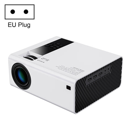 Y6 190ANSI 1024x600P LED Projector Support Screen Mirroring, EU Plug(White) - LED Projector by PMC Jewellery | Online Shopping South Africa | PMC Jewellery | Buy Now Pay Later Mobicred