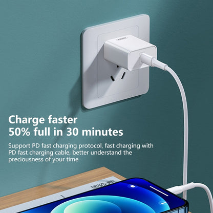 REMAX RP-U70 Jane Series 20W USB-C/Type-C PD Fast Charger, Specification:CN Plug(White) - USB Charger by REMAX | Online Shopping South Africa | PMC Jewellery | Buy Now Pay Later Mobicred