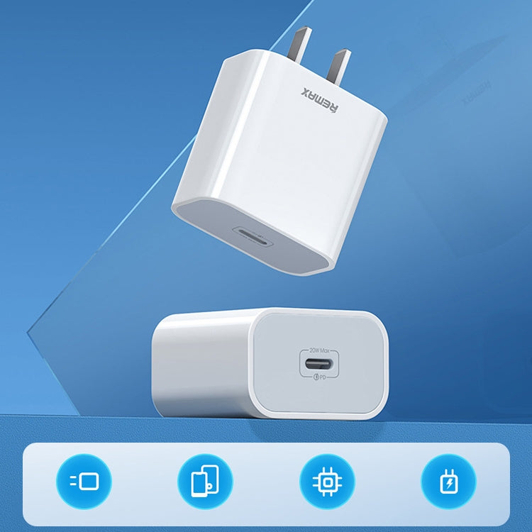 REMAX RP-U79 Speed Series 20W USB-C/Type-C Multi-Compatible Fast Charger, Specification:CN Plug(White) - USB Charger by REMAX | Online Shopping South Africa | PMC Jewellery | Buy Now Pay Later Mobicred