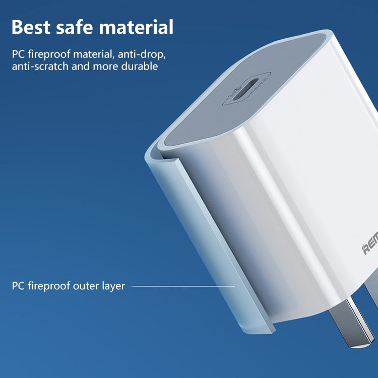 REMAX RP-U79 Speed Series 20W USB-C/Type-C Multi-Compatible Fast Charger, Specification:EU Plug(White) - USB Charger by REMAX | Online Shopping South Africa | PMC Jewellery | Buy Now Pay Later Mobicred