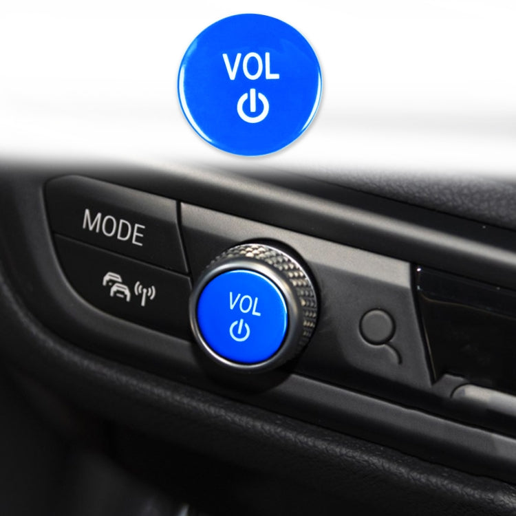 Car Audio Volume Button for BMW X7 G07 2019+, Left and Right Drive(Blue) - Car Interior Mouldings by PMC Jewellery | Online Shopping South Africa | PMC Jewellery | Buy Now Pay Later Mobicred