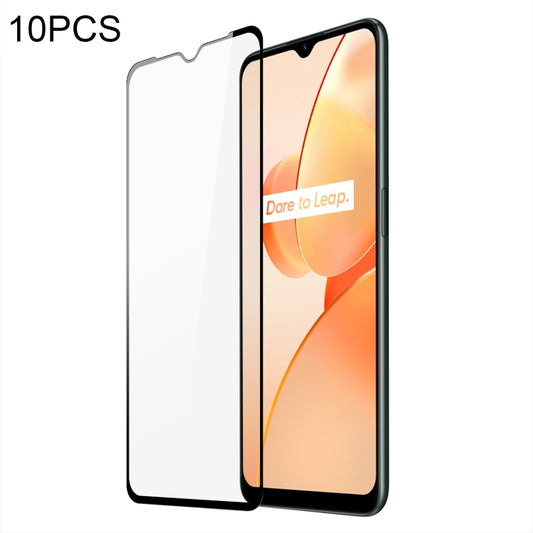 10 PCS For Realme C31 DUX DUCIS 0.33mm 9H Medium Alumina Tempered Glass Film - Realme Tempered Glass by DUX DUCIS | Online Shopping South Africa | PMC Jewellery | Buy Now Pay Later Mobicred