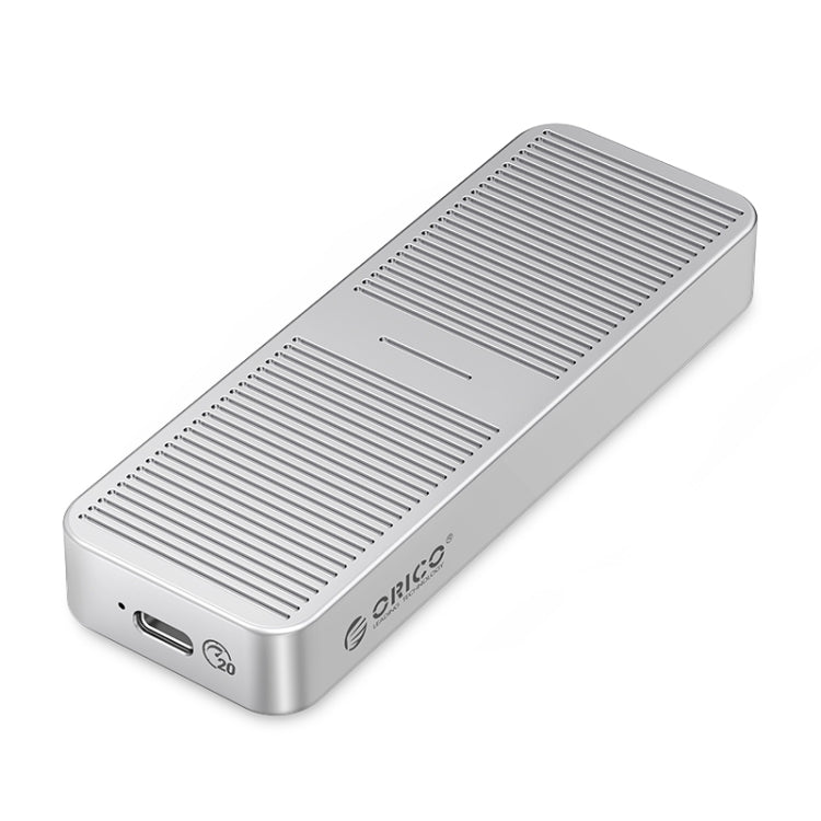 ORICO M223C3-G4-SV USB3.2 20Gbps M.2 NVMe SSD Enclosure(Silver) - HDD Enclosure by ORICO | Online Shopping South Africa | PMC Jewellery | Buy Now Pay Later Mobicred