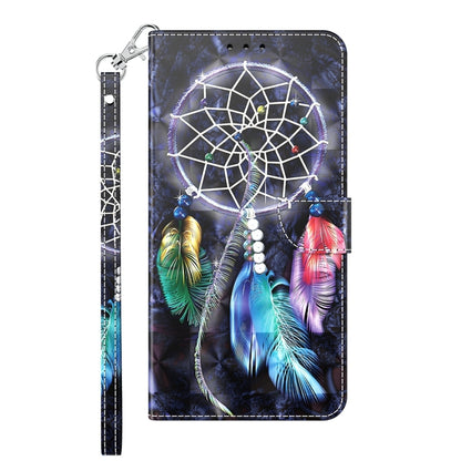 For OPPO A54 5G / A74 5G 3D Painted Leather Phone Case(Colorful Dreamcatcher) - OPPO Cases by PMC Jewellery | Online Shopping South Africa | PMC Jewellery