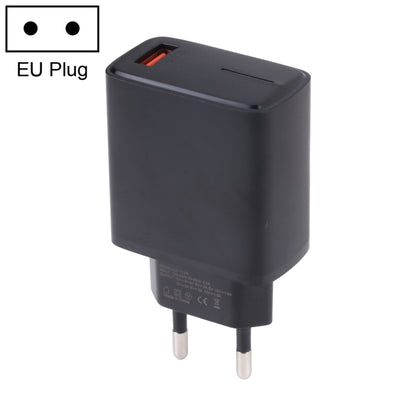 LZ-1130 QC 3.0 USB Charger, Plug Type:EU Plug(Black) - USB Charger by PMC Jewellery | Online Shopping South Africa | PMC Jewellery | Buy Now Pay Later Mobicred