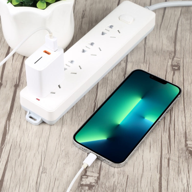 LZ-1130 PD 20W Type-C+QC 3.0 USB Fast Charger, Plug Type:US Plug(White) - USB Charger by PMC Jewellery | Online Shopping South Africa | PMC Jewellery | Buy Now Pay Later Mobicred