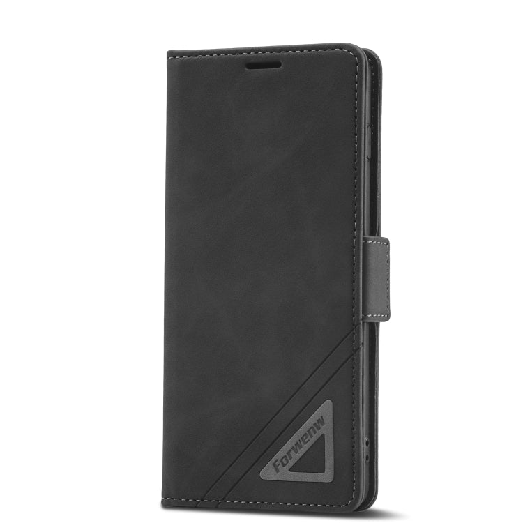 For Samsung Galaxy S10e Forwenw Dual-side Buckle Leather Phone Case(Black) - Galaxy Phone Cases by Forwenw | Online Shopping South Africa | PMC Jewellery