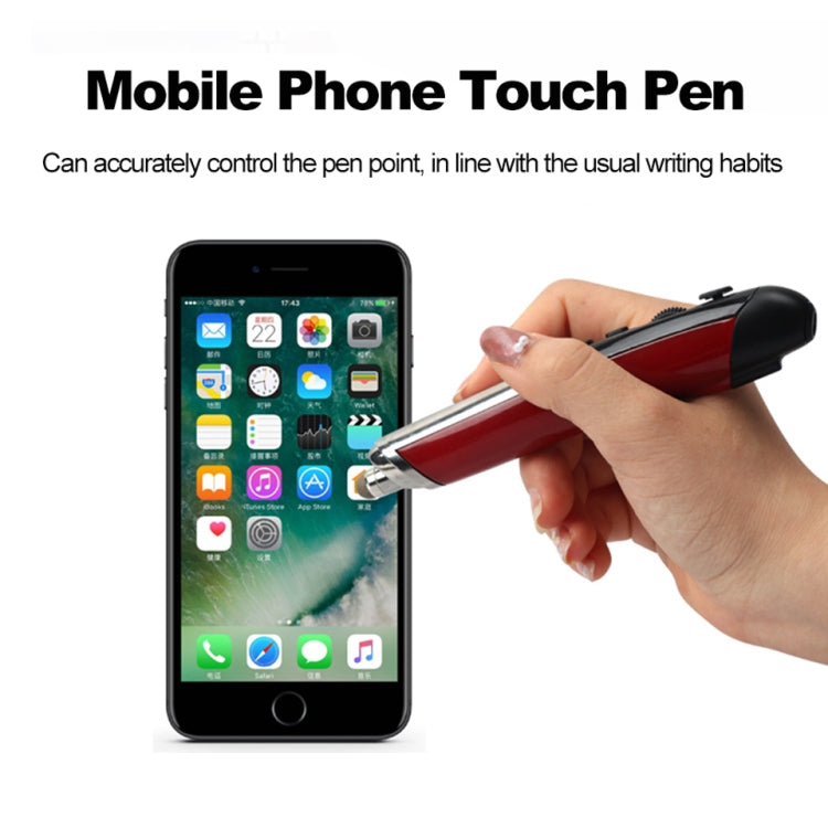 PR-08 Multifunctional Wireless Bluetooth Pen Mouse Capacitive Pen Mouse(Red) - Wireless Mice by PMC Jewellery | Online Shopping South Africa | PMC Jewellery | Buy Now Pay Later Mobicred