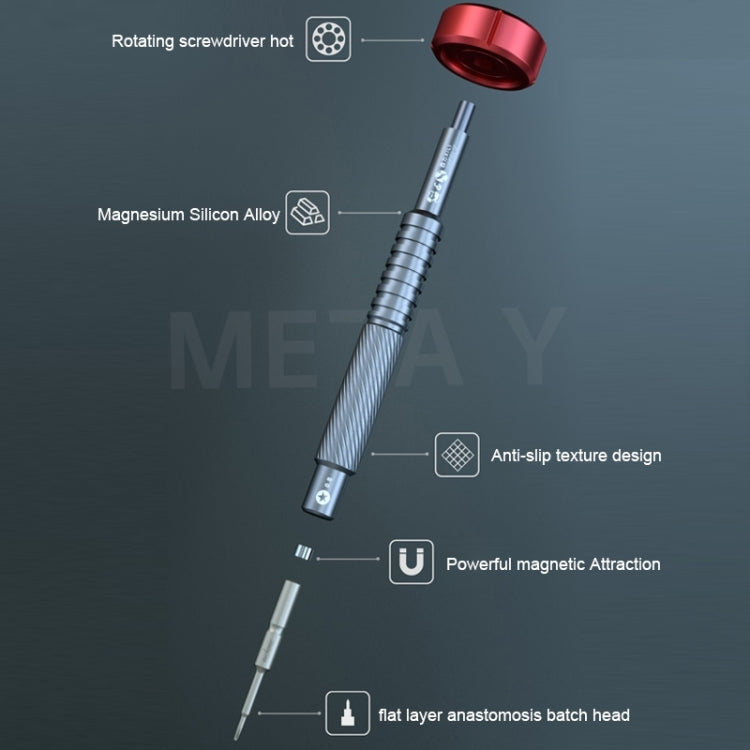 MECHANIC META Y Cross 1.5 Alloy Magnetic Screwdriver for Phone Repair - Screwdriver by MECHANIC | Online Shopping South Africa | PMC Jewellery | Buy Now Pay Later Mobicred