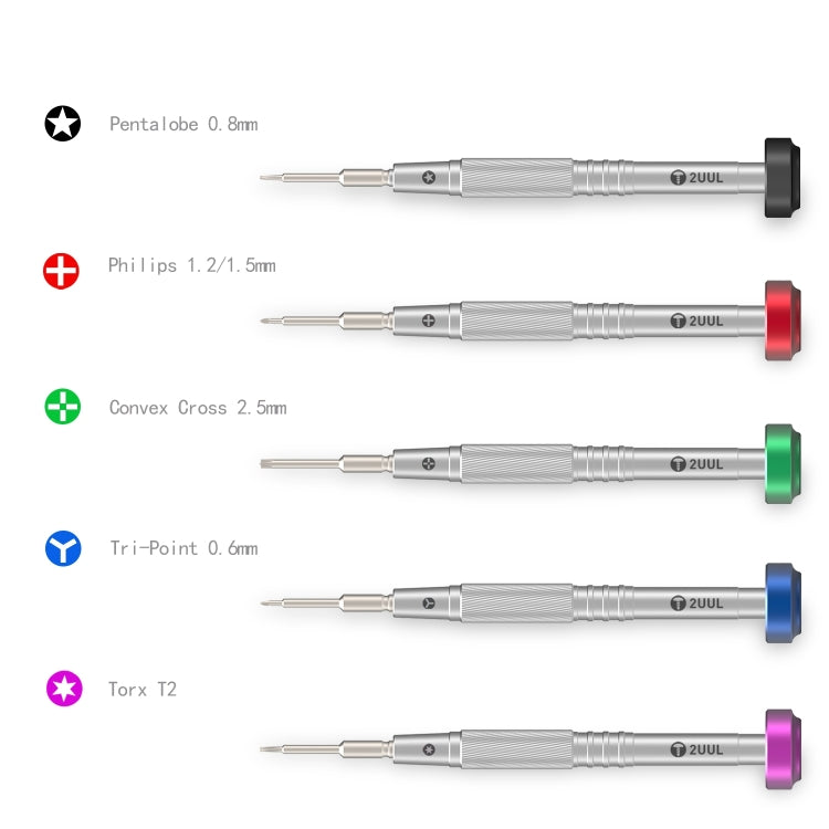2UUL Tri-point 0.6mm Colorful Flyshaft Screwdriver - Screwdriver by 2UUL | Online Shopping South Africa | PMC Jewellery | Buy Now Pay Later Mobicred