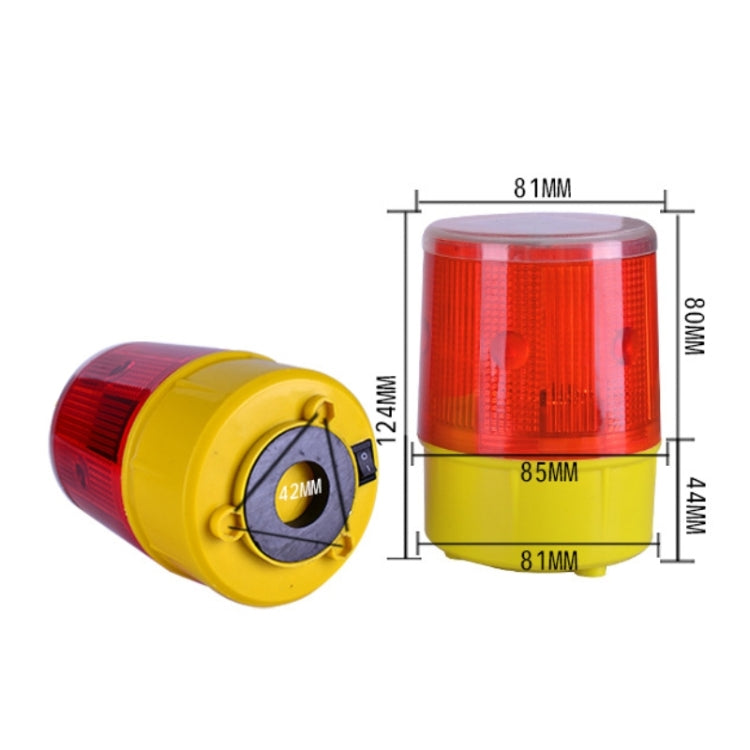 Night Solar Safety Warning Flash Light, Specification:04 Magnet(Yellow) - Warning Lights by PMC Jewellery | Online Shopping South Africa | PMC Jewellery | Buy Now Pay Later Mobicred