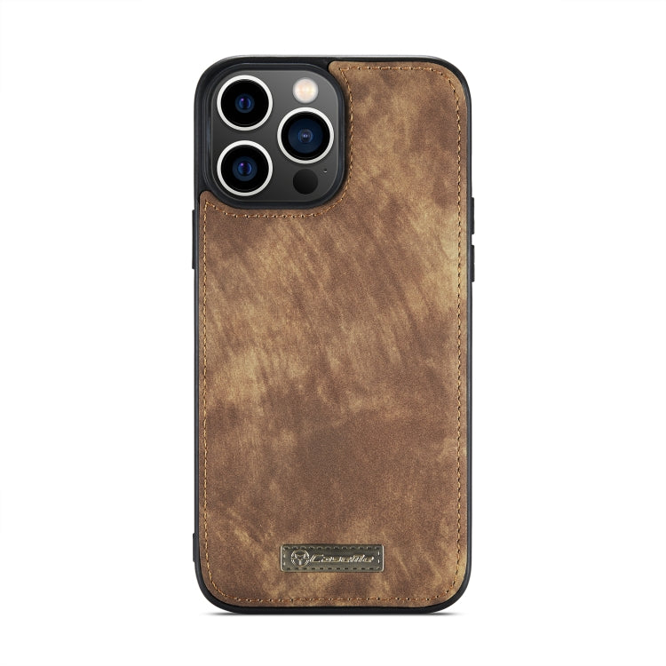 For iPhone 14 Pro Max CaseMe 008 Detachable Multifunctional Leather Phone Case(Brown) - iPhone 14 Pro Max Cases by CaseMe | Online Shopping South Africa | PMC Jewellery | Buy Now Pay Later Mobicred