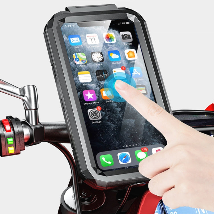 M18S-QD Motorcycle / Bicycle Waterproof Quick Release Mobile Phone Holder - Holder by PMC Jewellery | Online Shopping South Africa | PMC Jewellery | Buy Now Pay Later Mobicred