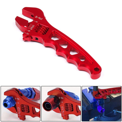 Car AN3-AN12 Adjustable Aluminum Wrench Hose Fitting Tool(Red) - Sheet Metal Tools by PMC Jewellery | Online Shopping South Africa | PMC Jewellery | Buy Now Pay Later Mobicred