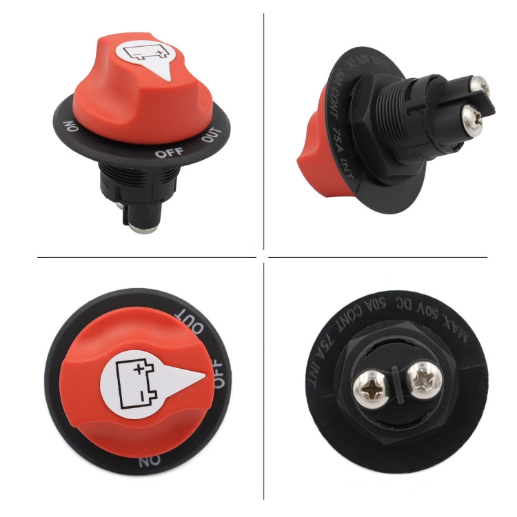 200A 6AWG Car Yacht Battery Selector Isolator Disconnect Rotary Switch Cut With Power Cord - Car Switches by PMC Jewellery | Online Shopping South Africa | PMC Jewellery | Buy Now Pay Later Mobicred