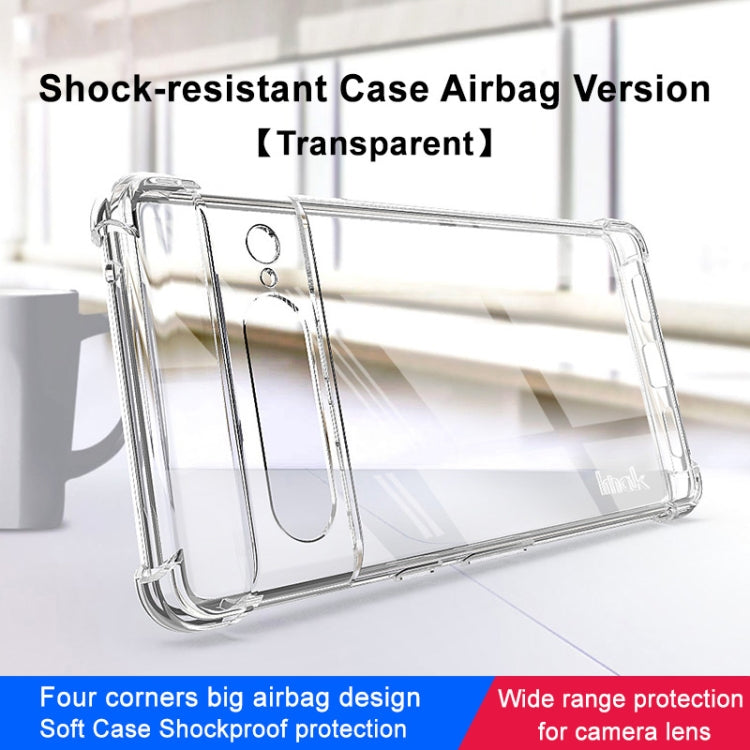 For Google Pixel 7 imak Shockproof Airbag TPU Phone Case(Transparent) - Google Cases by imak | Online Shopping South Africa | PMC Jewellery | Buy Now Pay Later Mobicred