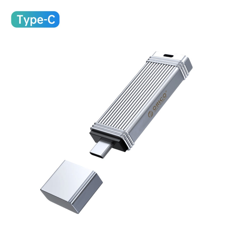 ORICO 32GB Type-C USB3.2 Gen1 USB Flash Drive, Read 260MB/s, Write 50MB/s (Silver) - USB Flash Drives by ORICO | Online Shopping South Africa | PMC Jewellery | Buy Now Pay Later Mobicred