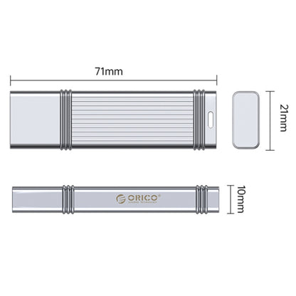 ORICO USB Solid State Flash Drive, Read: 520MB/s, Write: 450MB/s, Memory:128GB, Port:USB-A(Silver) - USB Flash Drives by ORICO | Online Shopping South Africa | PMC Jewellery | Buy Now Pay Later Mobicred