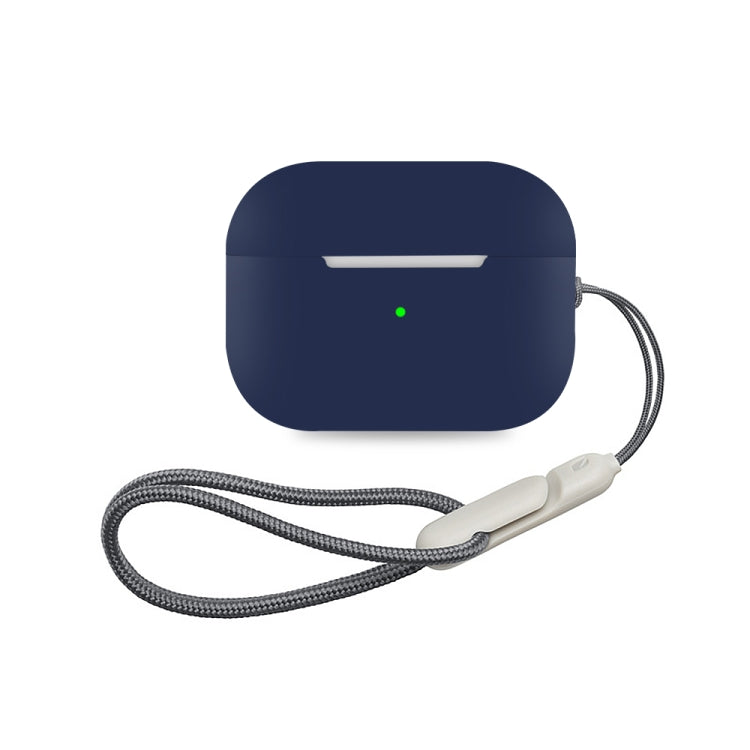 For AirPods Pro 2 Earphone Silicone Protective Case(Dark Blue) - For AirPods Pro 2 by PMC Jewellery | Online Shopping South Africa | PMC Jewellery | Buy Now Pay Later Mobicred