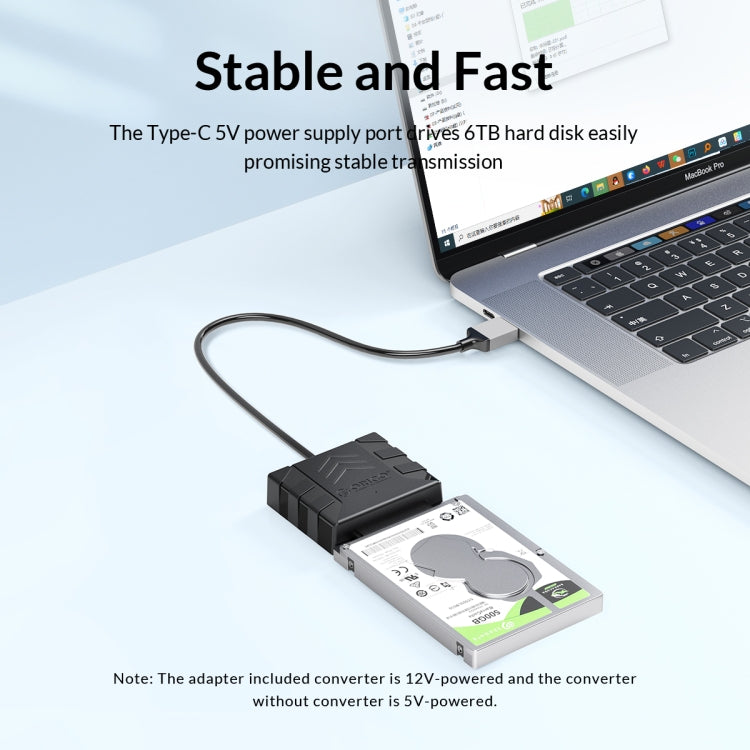 ORICO UTS1 USB 2.0 2.5-inch SATA HDD Adapter with Silcone Case, Cable Length:0.5m - USB to IDE / SATA by ORICO | Online Shopping South Africa | PMC Jewellery | Buy Now Pay Later Mobicred