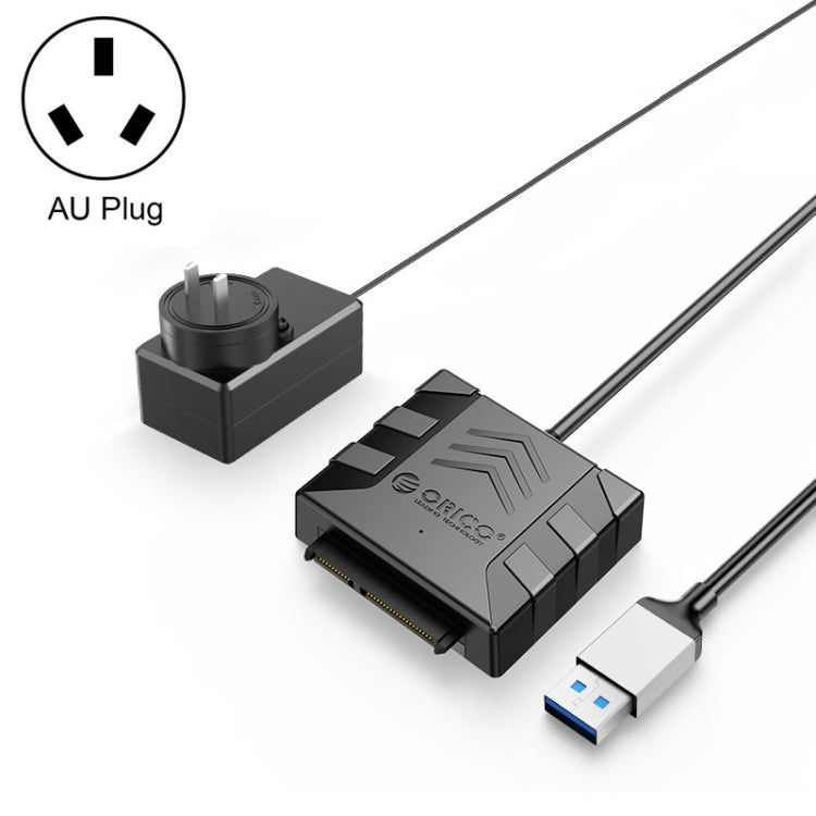 ORICO UTS1 USB 3.0 2.5-inch SATA HDD Adapter with 12V 2A Power Adapter, Cable Length:1m(AU Plug) - USB to IDE / SATA by ORICO | Online Shopping South Africa | PMC Jewellery | Buy Now Pay Later Mobicred