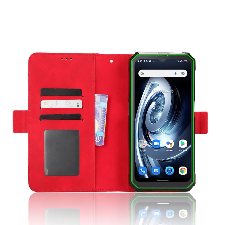 For Blackview BV7100 Skin Feel Calf Texture Card Slots Leather Phone Case(Red) - More Brand by PMC Jewellery | Online Shopping South Africa | PMC Jewellery | Buy Now Pay Later Mobicred