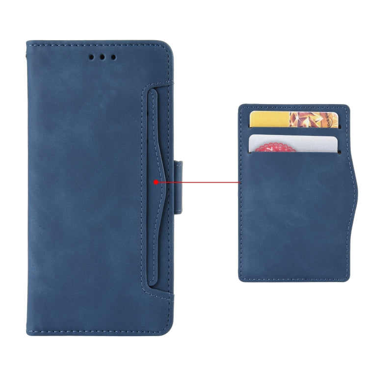 For Blackview BV7100 Skin Feel Calf Texture Card Slots Leather Phone Case(Blue) - More Brand by PMC Jewellery | Online Shopping South Africa | PMC Jewellery | Buy Now Pay Later Mobicred