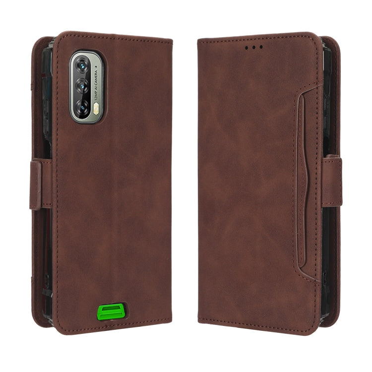 For Blackview BV7100 Skin Feel Calf Texture Card Slots Leather Phone Case(Brown) - More Brand by PMC Jewellery | Online Shopping South Africa | PMC Jewellery | Buy Now Pay Later Mobicred