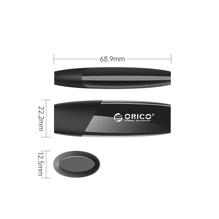 ORCIO USB3.0 U Disk Drive, Read: 100MB/s, Write: 15MB/s, Memory:32GB, Port:USB-A(Black) - USB Flash Drives by ORICO | Online Shopping South Africa | PMC Jewellery | Buy Now Pay Later Mobicred